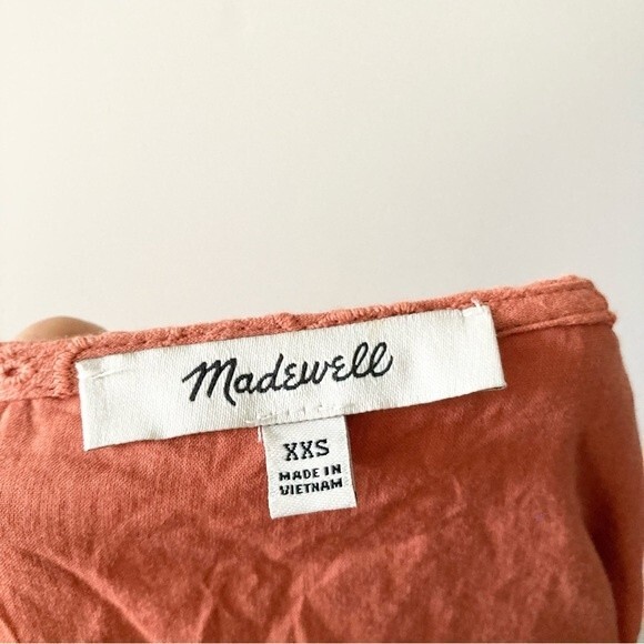 Madewell Eyelet Button-Front Midi Dress XXS‎ - Picture 4 of 7